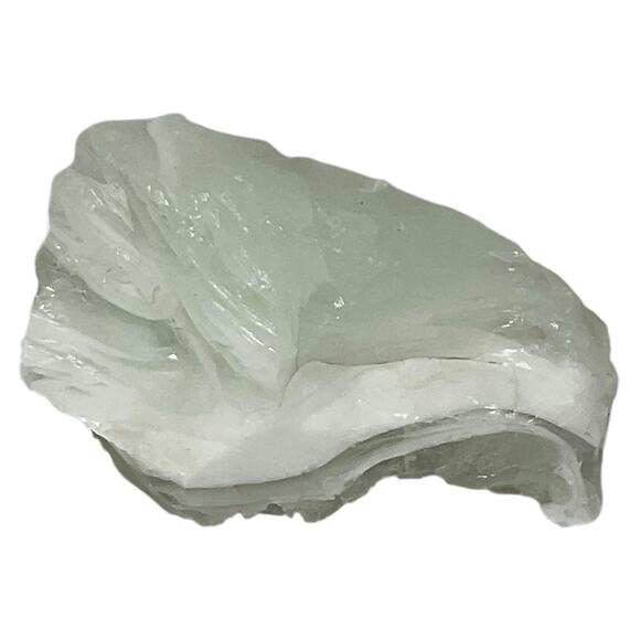 Milk Glass Opalescent Layered Art Glass Cullet Glowing Manganese Slag #5GL92 - Picture 6 of 8